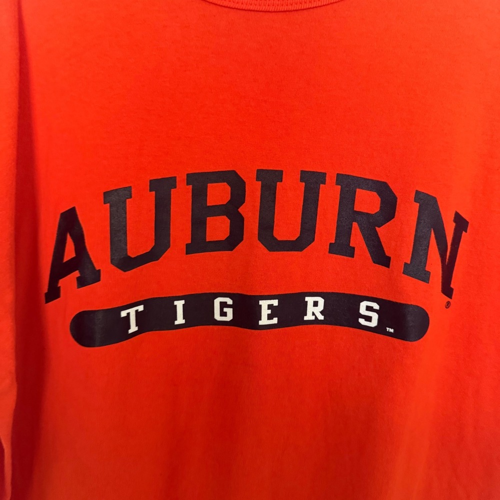 Auburn Tigers NCAA X Russell Athletic Vintage 90s T Shirt Men's Size Large - Picture 3 of 5